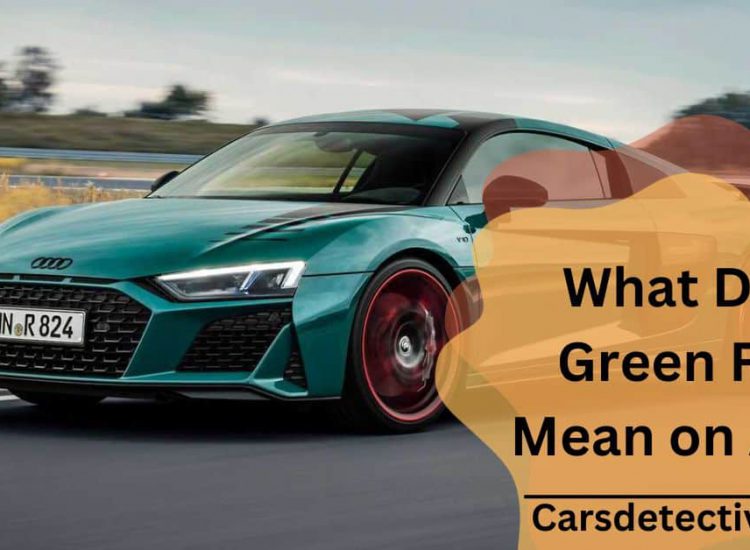 What Does Green Foot Mean on Audi?