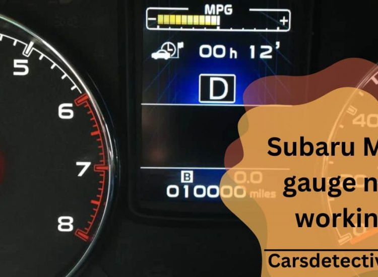 Subaru MPG gauge not working